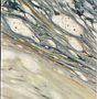 Below the Falls, 2009 :: Mixed media, inkjet print on canvas, watercolor pencils, plexiglass (56 1/2 x 47 x 1 in.)