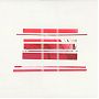 ScrapWorks XVI: Red Stripes, 2020 digital inkjet prints on paper woven into Dura-Lar 17 1/2 x 25 in.